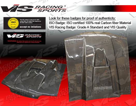 VIS Racing - Ford Mustang VIS Racing SVO Carbon Fiber Hood - 87FDMUS2DSVO-010C
