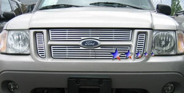 APS - Ford Explorer APS CNC Grille - Upper - Aluminum - F95323A