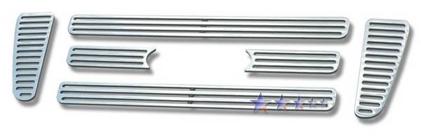 APS - Ford F150 APS CNC Grille - Bar Style - Upper - Aluminum - F95726A