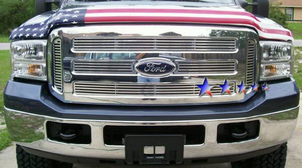 APS - Ford F550 APS CNC Grille - Honeycomb Style - Upper - Aluminum - F95799A