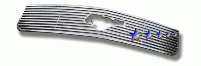 AutoDirectSave - 05 06 Ford Mustang Sport V6 Machined Billet Grille logo shows F96012A