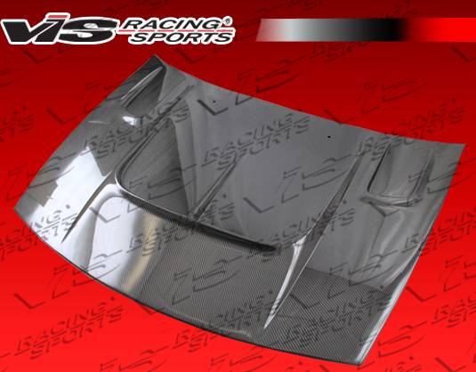 VIS Racing - Nissan 300Z VIS Racing Techno R Black Carbon Fiber Hood - 90NS3002DTNR-010C