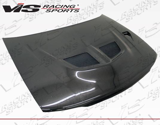 VIS Racing - Mitsubishi Mirage 4DR VIS Racing Evo 5Carbon Fiber Hood - 93MTMIR4DEV5-010C