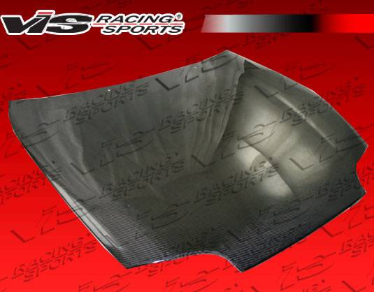 VIS Racing - Toyota Supra VIS Racing OEM Black Carbon Fiber Hood - 93TYSUP2DOE-010C