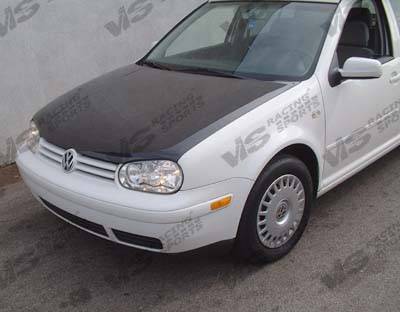 VIS Racing - Volkswagen Jetta VIS Racing OEM Black Carbon Fiber Hood - 93VWJET4DOE-010C