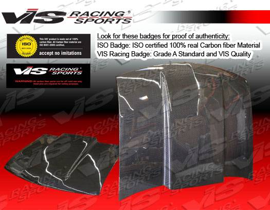 VIS Racing - Chevrolet Blazer VIS Racing Cowl Induction Black Carbon Fiber Hood - 94CHBLA2DCI-010C