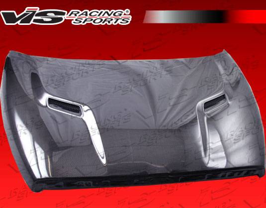 VIS Racing - Dodge Ram VIS Racing SRT-2 Black Carbon Fiber Hood - 94DGRAM2DSRT2-010C