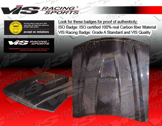 VIS Racing - Ford Mustang VIS Racing SS Black Carbon Fiber Hood - 94FDMUS2DSS-010C