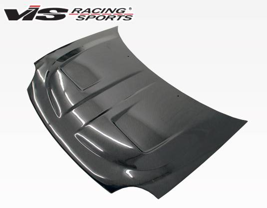 VIS Racing - Dodge Neon VIS Racing Xtreme GT Black Carbon Fiber Hood - 95DGNEO2DGT-010C