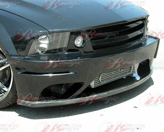 AIT Racing - Ford Mustang AIT Racing Stallion Style B-Magic Front Bumper with Carbon Lip - FM05BMSTLFBC