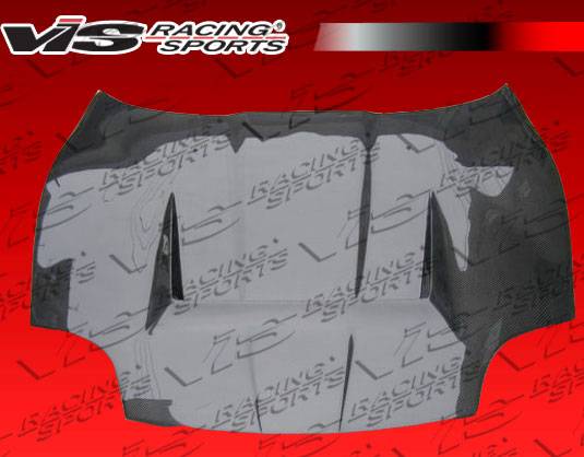 VIS Racing - Mitsubishi FTO VIS Racing Invader Black Carbon Fiber Hood - 95MTFTO2DVS-010C