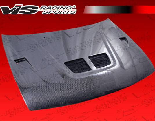 VIS Racing - Nissan 200SX VIS Racing EVO Black Carbon Fiber Hood - 95NS2002DEV-010C