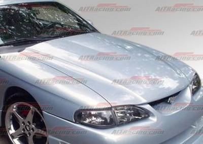 AIT Racing - Ford Mustang AIT Racing Type-1 Style Hood - FM94BMT1FH
