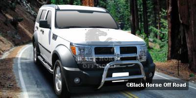 Black Horse - Jeep Liberty Black Horse Bull Bar Guard