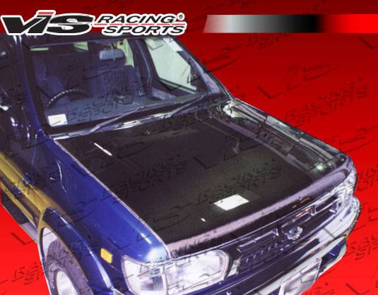 VIS Racing - Nissan Pathfinder VIS Racing OEM Black Carbon Fiber Hood - 96NSPAT4DOE-010C
