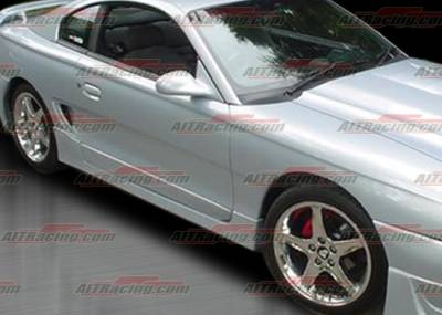 AIT Racing - Ford Mustang AIT Racing SLN Style Side Skirts - FM94HISLNSS