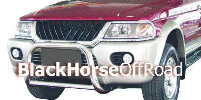 Black Horse - Mitsubishi Montero Black Horse Bull Bar Guard