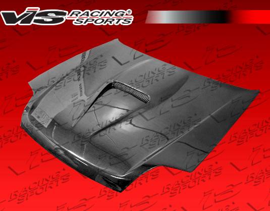 VIS Racing - Honda Prelude VIS Racing G Force Black Carbon Fiber Hood - 97HDPRE2DGF-010C