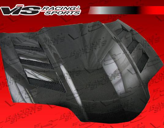 VIS Racing - Pontiac Trans Am VIS Racing AMS Carbon Fiber Hood - 98PTM2DAMS-010C