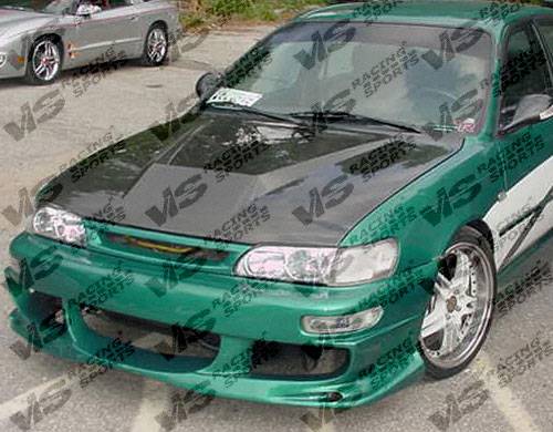 VIS Racing - Toyota Corolla VIS Racing Invader Black Carbon Fiber Hood - 98TYCOR4DVS-010C