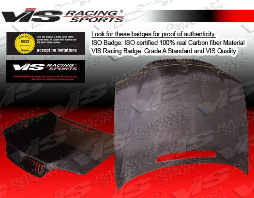 VIS Racing - BMW 3 Series 2DR VIS Racing OEM Black Carbon Fiber Hood - 99BME462DOE-010C