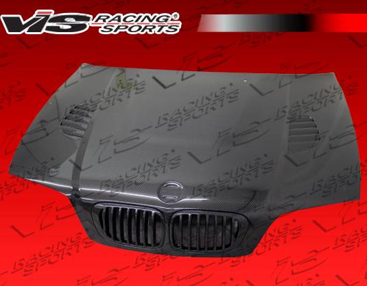 VIS Racing - BMW 3 Series 2DR VIS Racing XTS Black Carbon Fiber Hood - 99BME462DXTS-010C