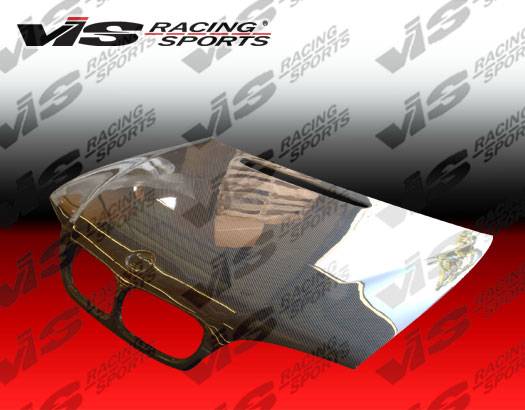 VIS Racing - BMW 3 Series 4DR VIS Racing OEM Black Carbon Fiber Hood - 99BME464DOE-010C