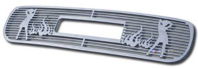 APS - GMC Sierra APS Symbolic Grille - with Logo Opening - Upper - Aluminum - G25703B