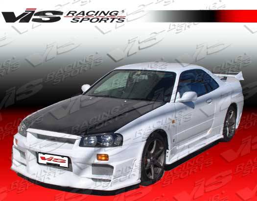 VIS Racing - Nissan Skyline VIS Racing OEM Carbon Fiber Hood - 99NSR342DGROE-010C