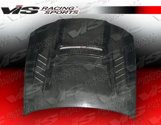 VIS Racing - Nissan Silvia VIS Racing Cyber Black Carbon Fiber Hood - 99NSS152DCY-010C