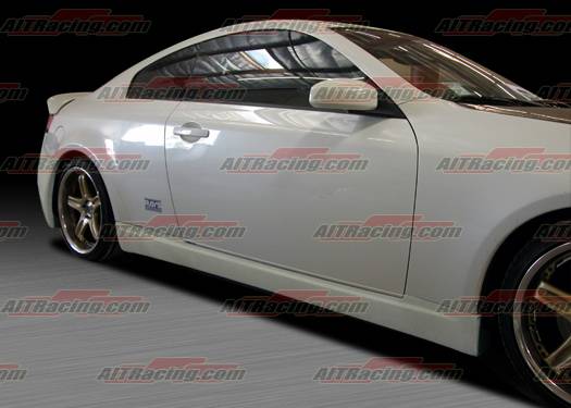 AIT Racing - Infiniti G35 2DR AIT Racing Spec-I Style Side Skirts - G3503HIINGSS