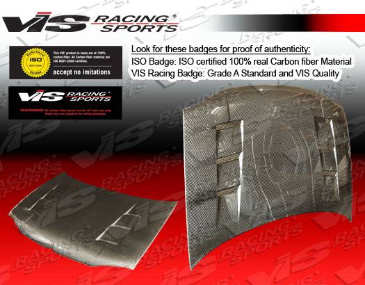 VIS Racing - Volkswagen Golf VIS Racing Terminator Black Carbon Fiber Hood - 99VWGOF2DTM-010C