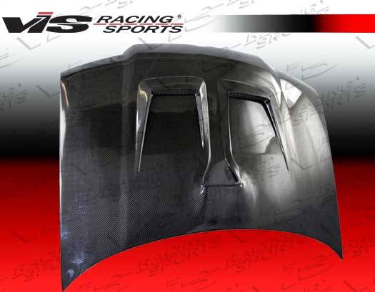 VIS Racing - Volkswagen Jetta VIS Racing Monster Black Carbon Fiber Hood - 99VWJET4DMON-010C