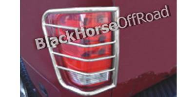 Black Horse - Nissan Titan Black Horse Taillight Guards