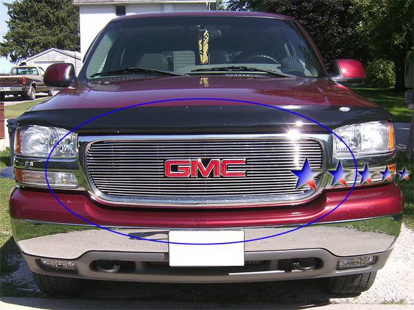 APS - GMC Yukon APS Billet Grille - with Logo Opening - Upper - Aluminum - G65703A
