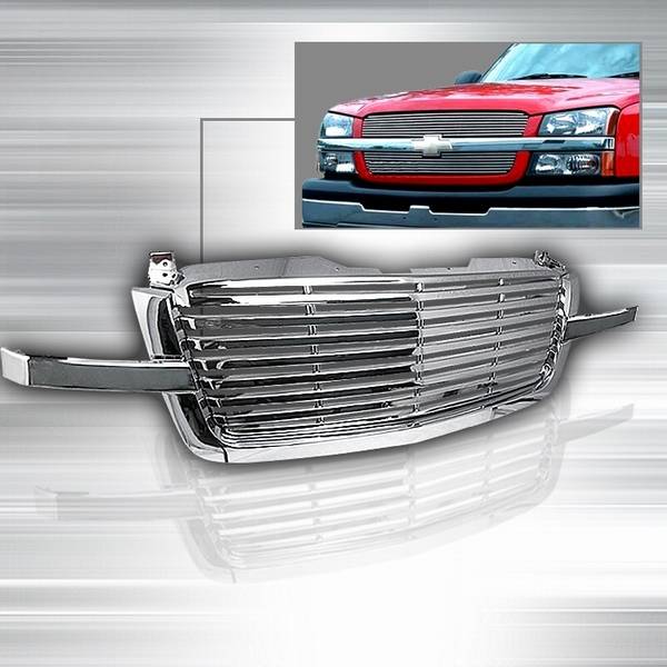 Custom Disco - Chevrolet Silverado Custom Disco Billet Grille - 1PC - HBG-SIV031PC