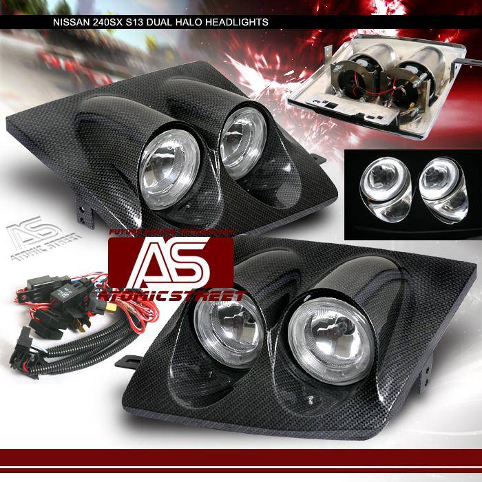 Custom - Carbon Dual Halo Headlights