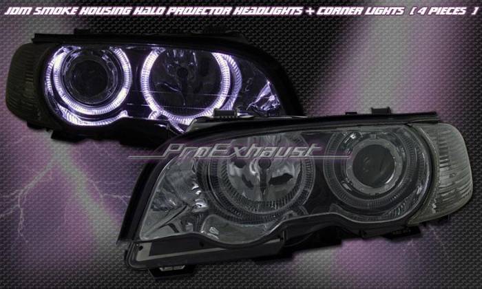 Custom - Smoked Halo Headlights