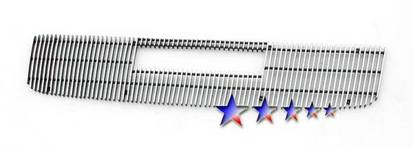 APS - GMC Sierra APS Billet Grille - with Logo Opening - Upper - Aluminum - G65771V