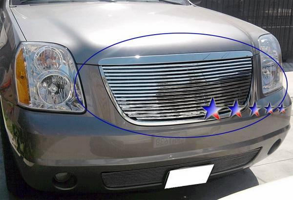 APS - GMC Yukon APS Phat Grille - without Logo Opening - Upper - Stainless Steel - G65779T