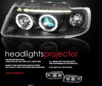Custom - Black Halo Headlights