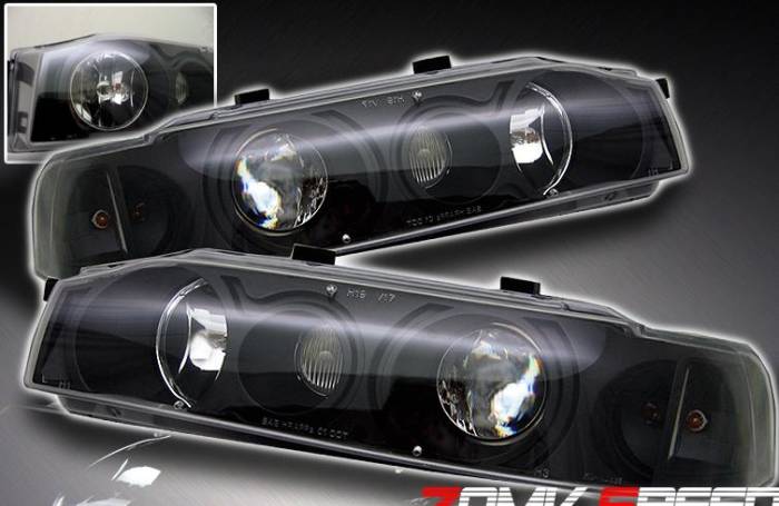 Custom - Black One Piece Headlights