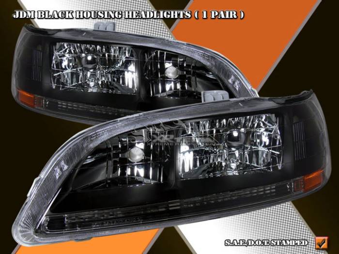 Custom - Black Crystal Headlights