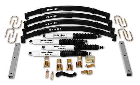 Warrior - Jeep Wrangler Warrior Front Lift Kit - 3 Inch - 30630