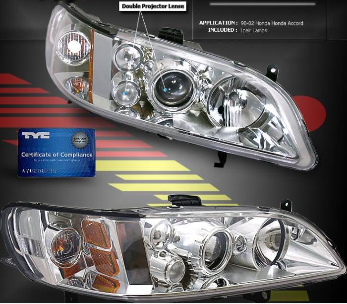 Custom - Clear Housing Dual Halo Pro Headlights