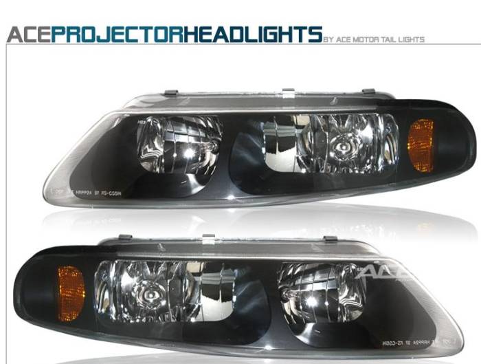 Custom - Black Crystal Headlights