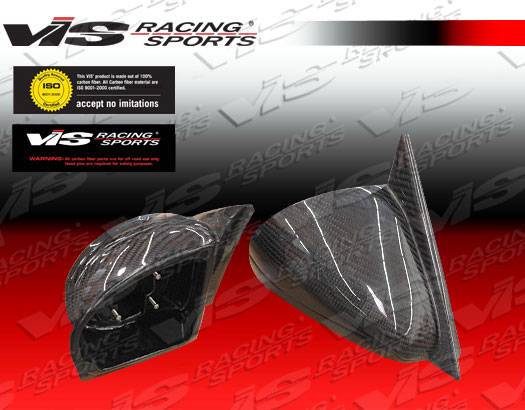 VIS Racing - BMW 3 Series VIS Racing Carbon Fiber Side Mirror Housing Only - 84BME302DACE-014C