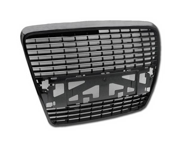 4CarOption - Audi A6 4CarOption Front Hood Grille - GR-A60506-BK