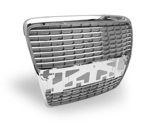 4CarOption - Audi A6 4CarOption Front Hood Grille - GR-A60506-CM