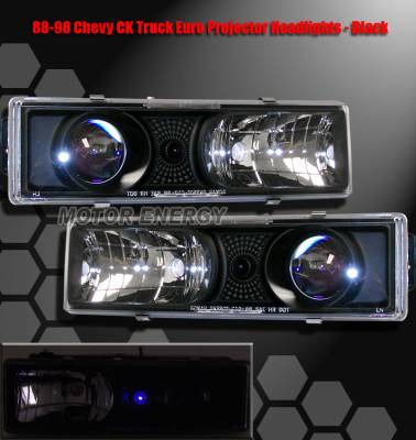 Custom - Euro Black Pro Headlights